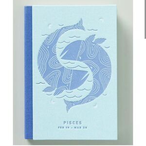 Anthropologie Zodiac Daily Journal Pisces New